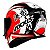 Capacete Axxis Eagle Japan Gloss Preto, Vermelho e Branco - Imagem 9