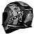 Capacete Axxis Eagle Japan Preto Fosco e Cinza - Imagem 2