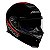 Capacete Axxis Eagle SV Gloss Preto e Vermelho (com viseira Solar) - Imagem 5