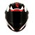 Capacete Ls2 Ff358 Draze Preto, Vermelho e Branco - Imagem 2