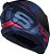 Capacete Norisk FF802 Razor Squalo Vermelho e Preto Fosco - Imagem 9