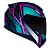 Capacete Norisk FF802 Razor Ninja Matt Pink e Azul - Imagem 1