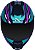 Capacete Norisk FF802 Razor Ninja Matt Pink e Azul - Imagem 4