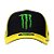 Boné VR46 17 Sponsor Black Yellow Original - Imagem 1