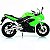 Moto Kawasaki: Ninja 650R - Verde - 1:10 - Imagem 2