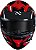 Capacete Norisk Strada Drive Preto e Vermelho (c/ Viseira Solar) - Imagem 2