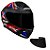 COMBO Capacete Axxis Draken Uk Fosco Black Red Blue - Imagem 1