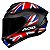 Capacete Axxis Draken Uk Fosco Black Red Blue - Imagem 6