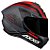 Capacete Axxis Draken Cougar Matt Grey Black Red - Imagem 1