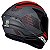 Capacete Axxis Draken Cougar Matt Grey Black Red - Imagem 7