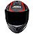 Capacete Axxis Draken Cougar Matt Grey Black Red - Imagem 3