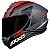 Capacete Axxis Draken Cougar Matt Grey Black Red - Imagem 6