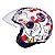 Capacete Peels Freeway Hello kitty Usa Branco - Imagem 3