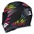 Combo Capacete Asx Eagle Vibes Fosco Preto Color - Imagem 4