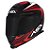 Combo Capacete Asx Eagle Street Brilho Preto/Vermelho/Branco - Imagem 8