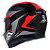 Combo Capacete Asx Eagle SV Lightning Brilho Preto/Prata/ VM - Imagem 7