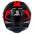 Combo Capacete Asx Eagle SV Lightning Brilho Preto/Prata/ VM - Imagem 6