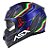 Combo Capacete Asx Eagle SV Italy Brilho Azul - Imagem 5