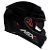 Capacete Asx Eagle SV Solid Brilho Preto - Imagem 1