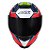 Combo Capacete Asx Eagle Racing Attacker Brilho BCO/AZ/VM - Imagem 5