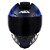 Combo Capacete Asx Eagle Racing Diagon Fosco Azul/ Azul/ Branco - Imagem 2