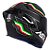 Capacete Asx Eagle Racing Italy Fosco Preto - Imagem 7