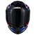 Capacete Asx Draken UK Brilho Preto/ Vermelho/ Azul - Imagem 7