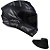 Combo Capacete Asx Draken UK Fosco Preto/ Cinza - Imagem 1