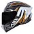 Combo Capacete Asx Draken Vector Brilho Branco/ Dourado - Imagem 6