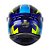 Capacete Asx Draken Vector Brilho Azul/ Amarelo/ Cinza - Imagem 3