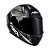 Combo Capacete Asx Draken Vector Fosco Preto/ Cinza - Imagem 8