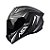 Combo Capacete Asx Draken Vector Fosco Preto/ Cinza - Imagem 2