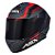 Capacete Asx Draken Cougar Fosco Cinza/ Preto/ Vermelho - Imagem 8