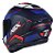 Capacete Asx Draken Wind Fosco Azul / Azul/ Vermelho - Imagem 6