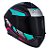 Capacete Asx Draken Wind Fosco Preto/ Tiffany/ Pink - Imagem 6