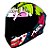 Capacete Asx Draken Queen Brilho Preto/ Amarelo/ Pink - Imagem 9