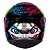 Capacete Asx Draken Queen Brilho Preto/ Amarelo/ Pink - Imagem 2