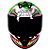 Combo Capacete Asx Draken Joker Brilho Preto/ Verde/ Roxo - Imagem 2