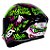 Capacete Asx Draken Joker Brilho Preto/ Verde/ Roxo - Imagem 6