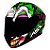 Capacete Asx Draken Joker Brilho Preto/ Verde/ Roxo - Imagem 7