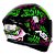 Capacete Asx Draken Joker Brilho Preto/ Verde/ Roxo - Imagem 3