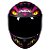 Capacete Asx Draken Raptor Fosco Preto/ Roxo - Imagem 6