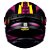 Capacete Asx Draken Raptor Fosco Preto/ Roxo - Imagem 3