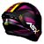 Capacete Asx Draken Raptor Fosco Preto/ Roxo - Imagem 9