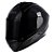 Combo Capacete Asx Draken Solid Brilho Preto - Imagem 9