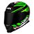 Combo Capacete Asx Eagle Hunter Brilho Preto/ Branco/ Verde - Imagem 8