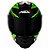 Capacete Asx Eagle Hunter Brilho Preto/ Branco/ Verde - Imagem 4