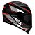 Capacete Asx Eagle Hunter Brilho Preto/ Branco/ Grafite - Imagem 1