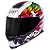 Combo Capacete Asx Eagle Vibes Brilho Branco/ Color - Imagem 9