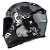 Combo Capacete Asx Eagle Catrina Fosco Cinza/ Branco/ Preto - Imagem 6